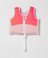 Melody the Mermaid Swim Vest 2-3 | Neon Strawberry-Golden Breed