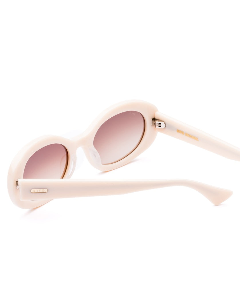 Sito Luna | Cream / Rosewood - Sunglasses
