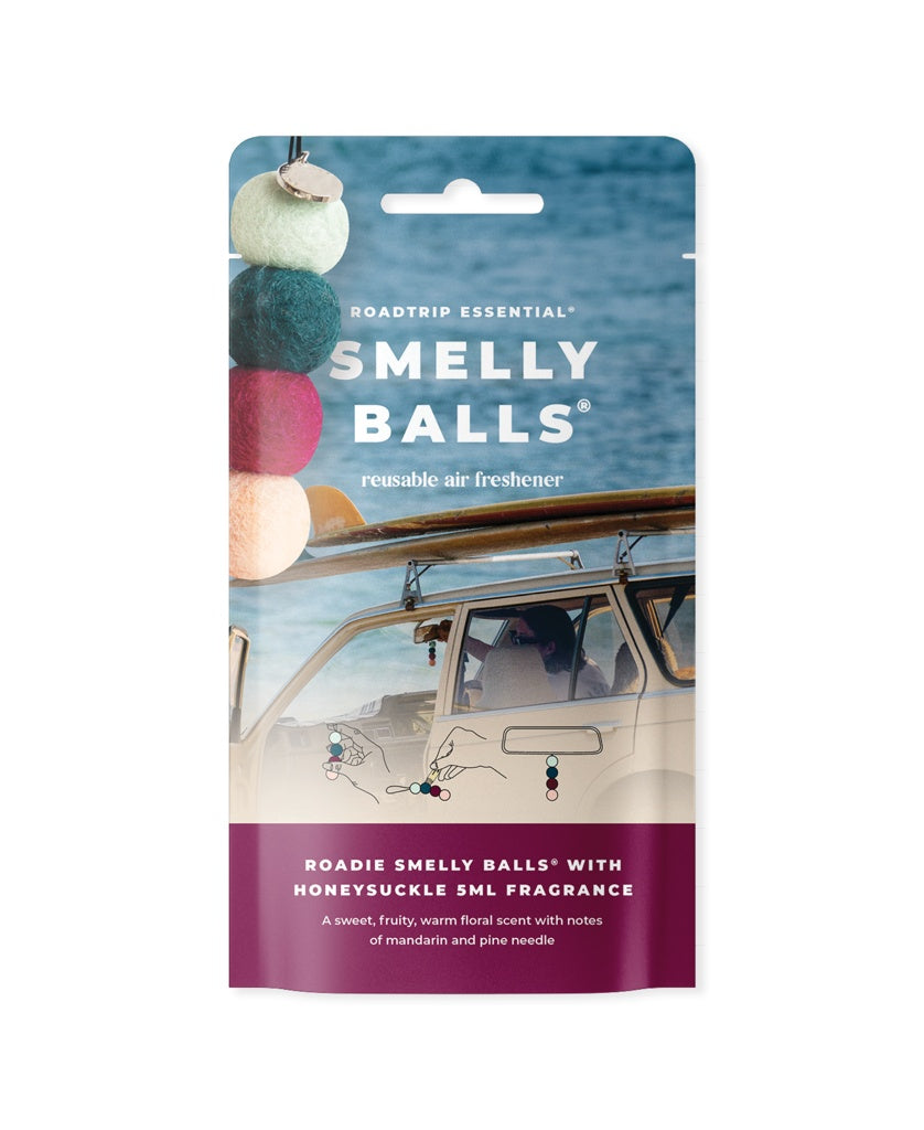 Smelly Balls Hang Roadie Set Honeysuckle - Vehicle Air Fresheners