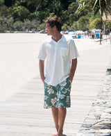 Golden Breed Panama Cord Short | Leaf Green - Jogger Shorts