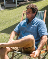 Golden Breed El Shirto Cord Shirt | Blue Mist - Shirts