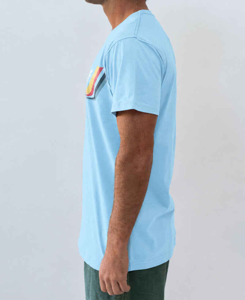 Golden Breed Retro Classic Tee | Turquoise - T-Shirts