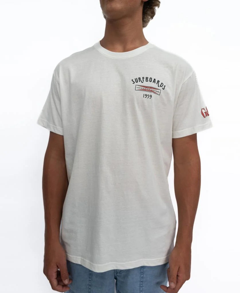 Gordon & Smith G&S Surfboards Tee | Off White -