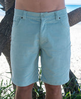 Golden Breed Fletch Stretch Cord Shorts | Light Sage - Shorts