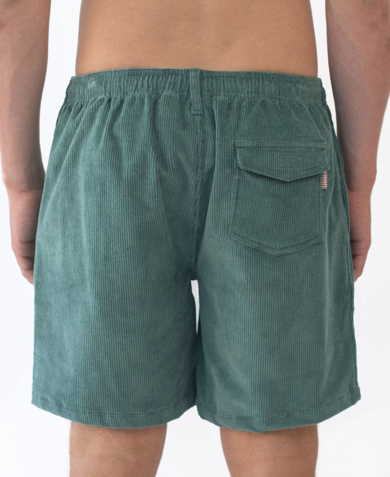 Golden Breed Fletch Cord Elastic Walkshort | Fern - Shorts