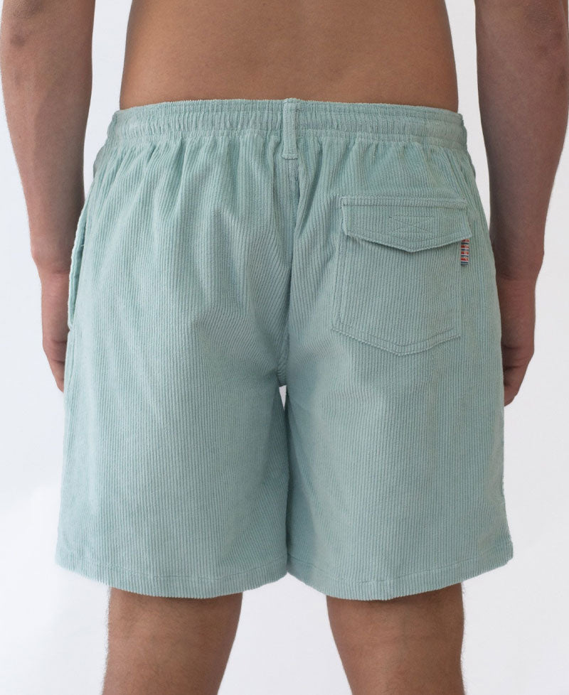 Golden Breed Fletch Cord Elastic Walkshort | Sage - Shorts