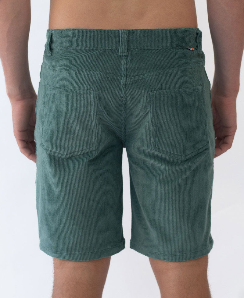 Golden Breed Fletch Cord Walkshort | Fern - Shorts