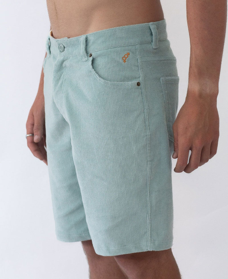 Golden Breed Fletch Cord Walkshort | Sage - Shorts