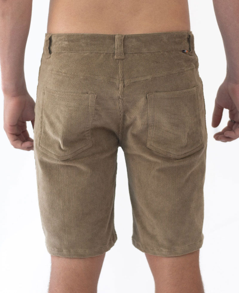 Golden Breed Fletch Cord Walkshort | Taupe - Shorts