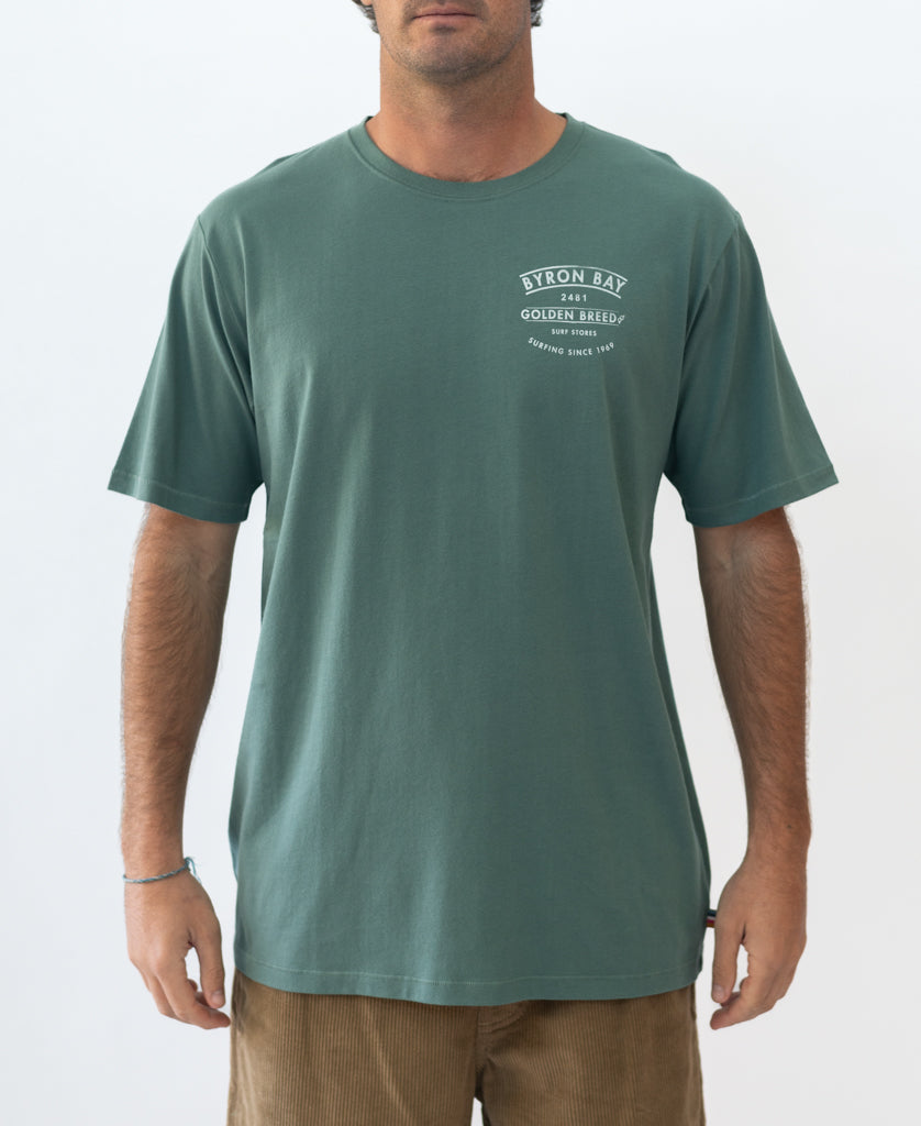 Golden Breed Byron Boards Tee | Fern - T-Shirts
