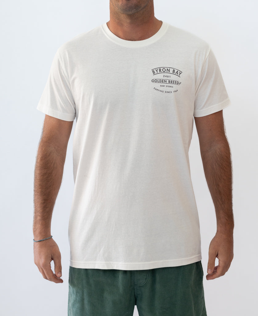 Golden Breed Byron Boards Tee | Off White - T-Shirts