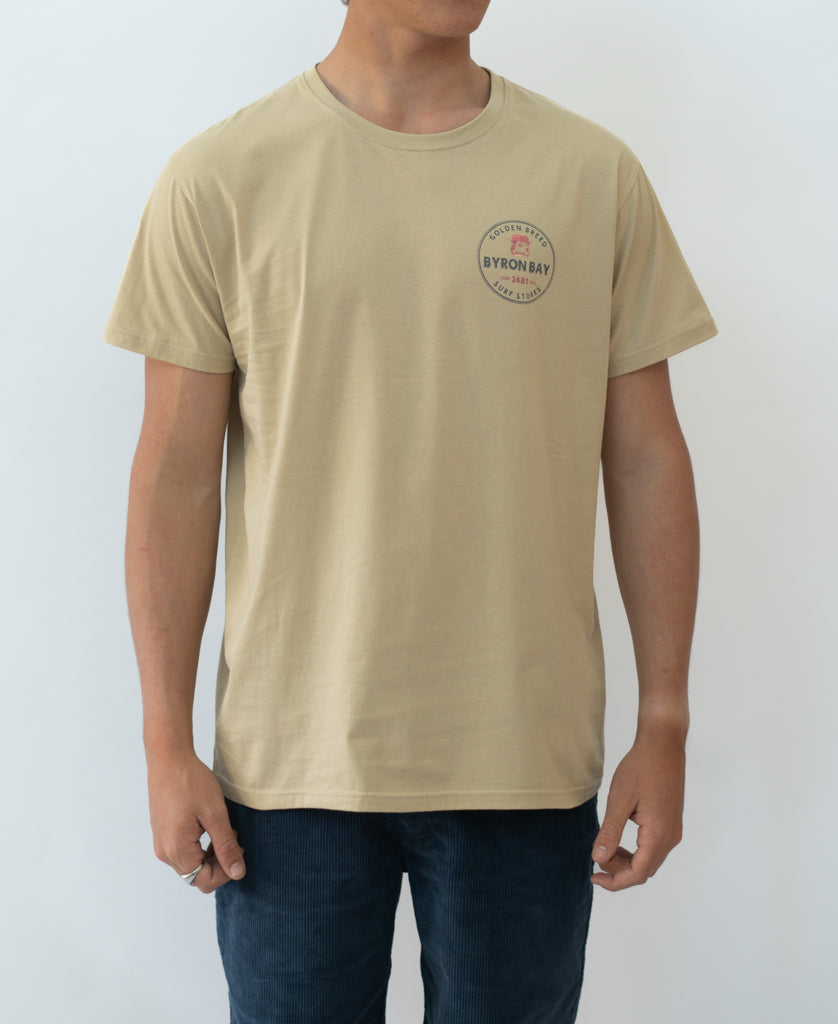 Golden Breed Byron Kombi Tee | Pebble - T-Shirts