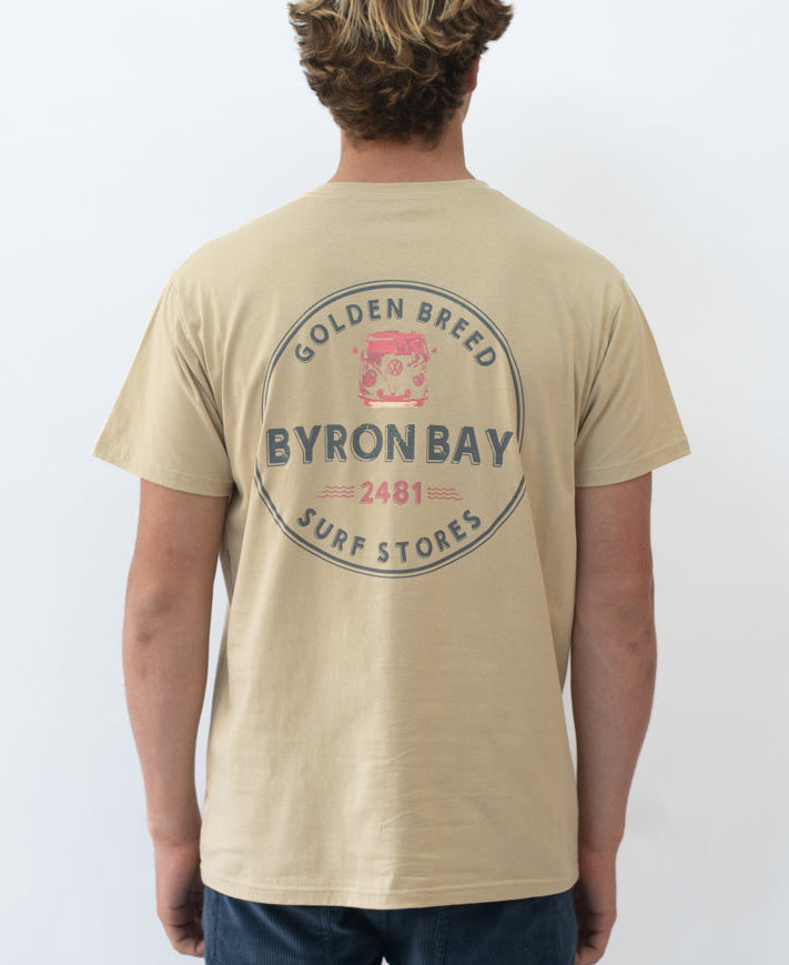 Golden Breed Byron Kombi Tee | Pebble - T-Shirts