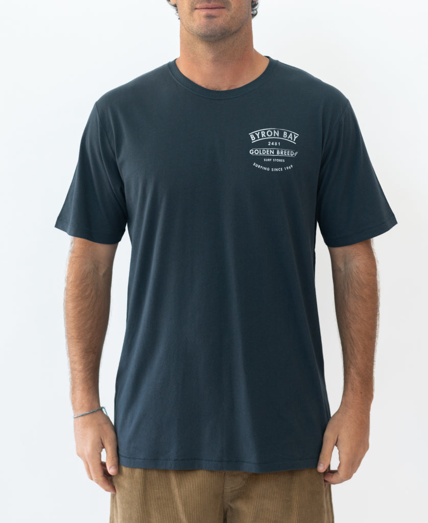 Golden Breed Byron Boards Tee | Navy - T-Shirts