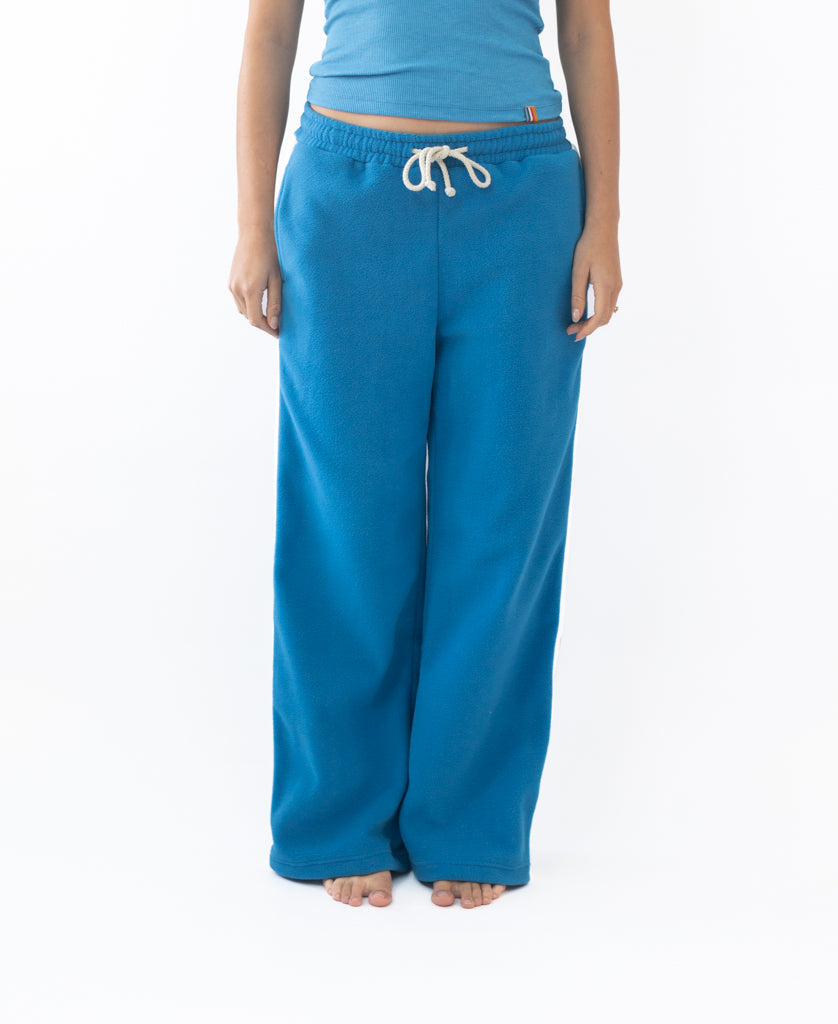 Golden Breed Connie PF Pant | Aqua/Off White - Trousers