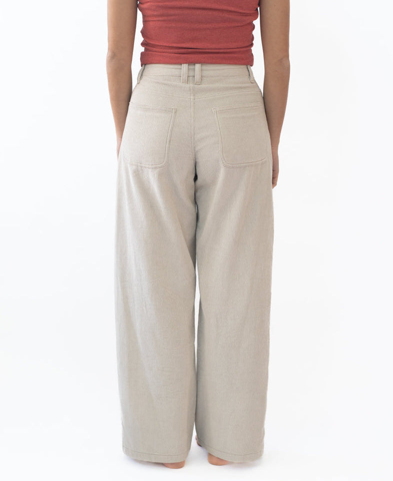 Golden Breed Dakota Cord Pant | Light Grey - Trousers
