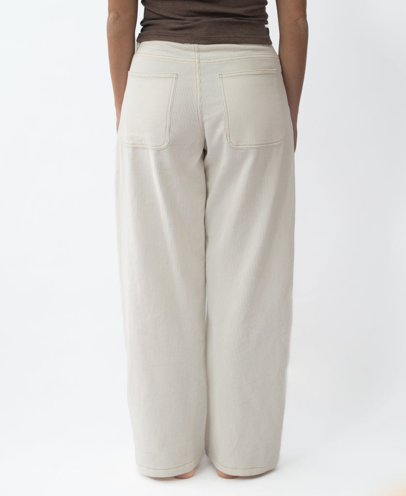 Golden Breed Dakota Cord Pant | Off White - Trousers
