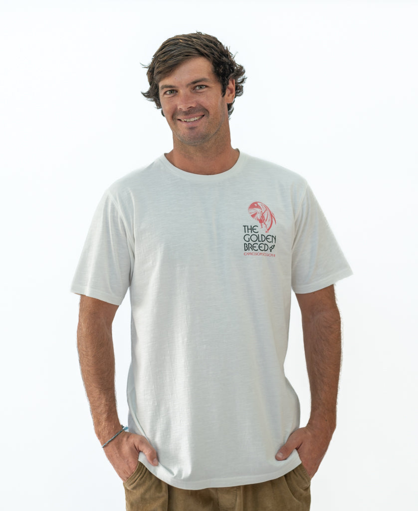 Golden Breed Expression Session Tee | Off White - T-Shirts