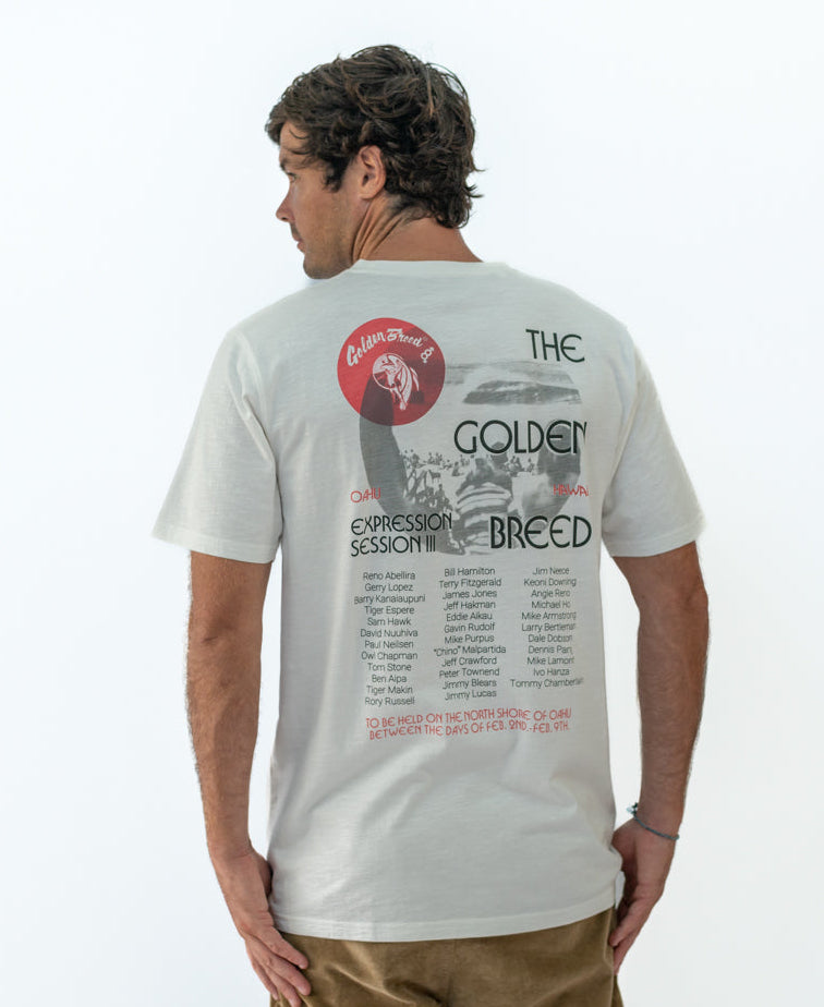 Golden Breed Expression Session Tee | Off White - T-Shirts
