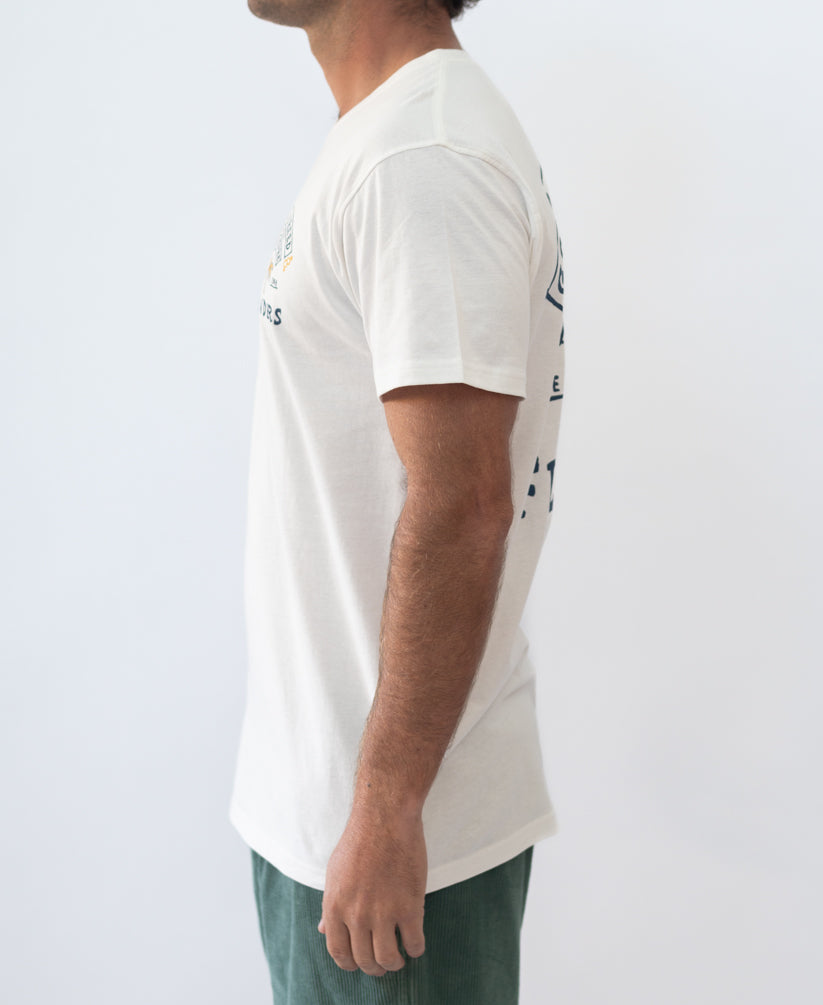 Golden Breed Flinders Herring Tee | Off White - T-Shirts