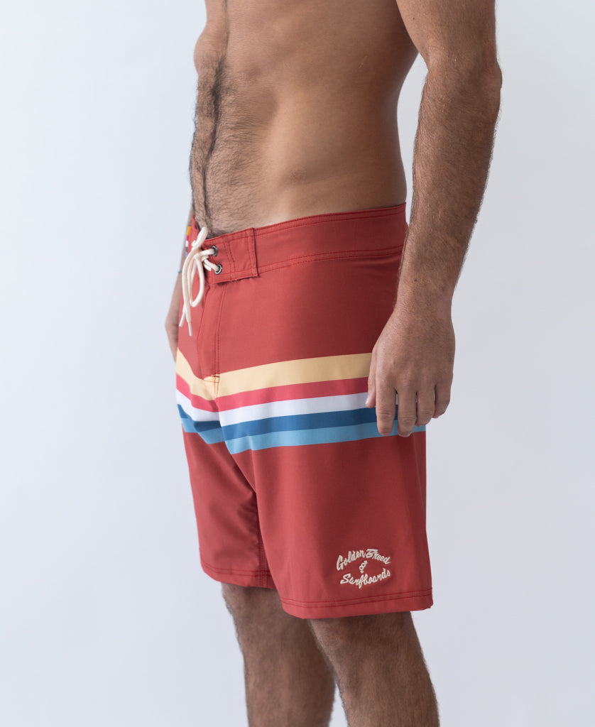Golden Breed GoJo Boardshort | Wash Red - Boardshorts