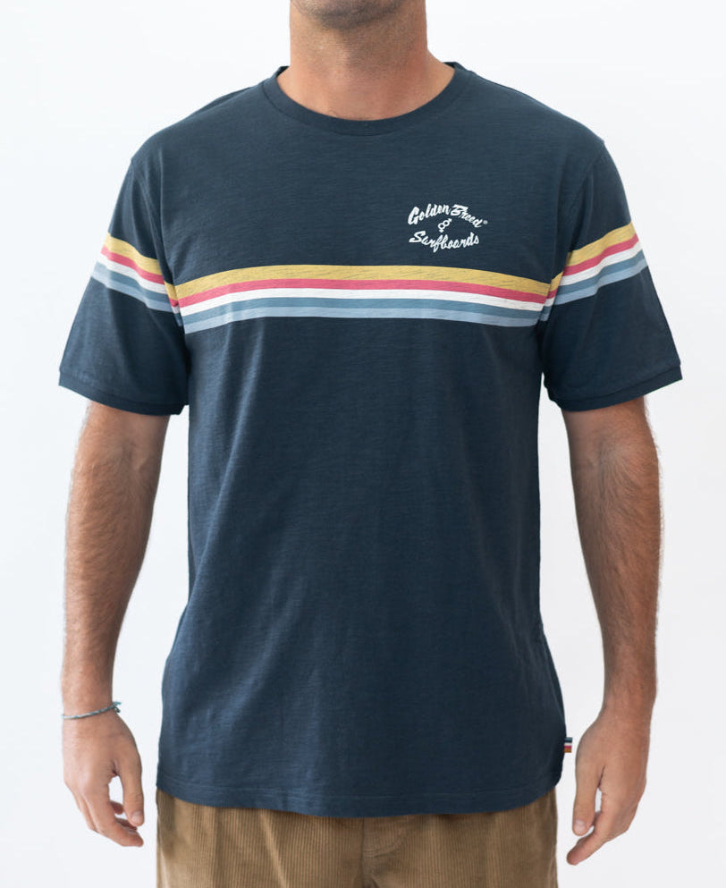 Golden Breed GoJo Ringer Tee | Navy - T-Shirts