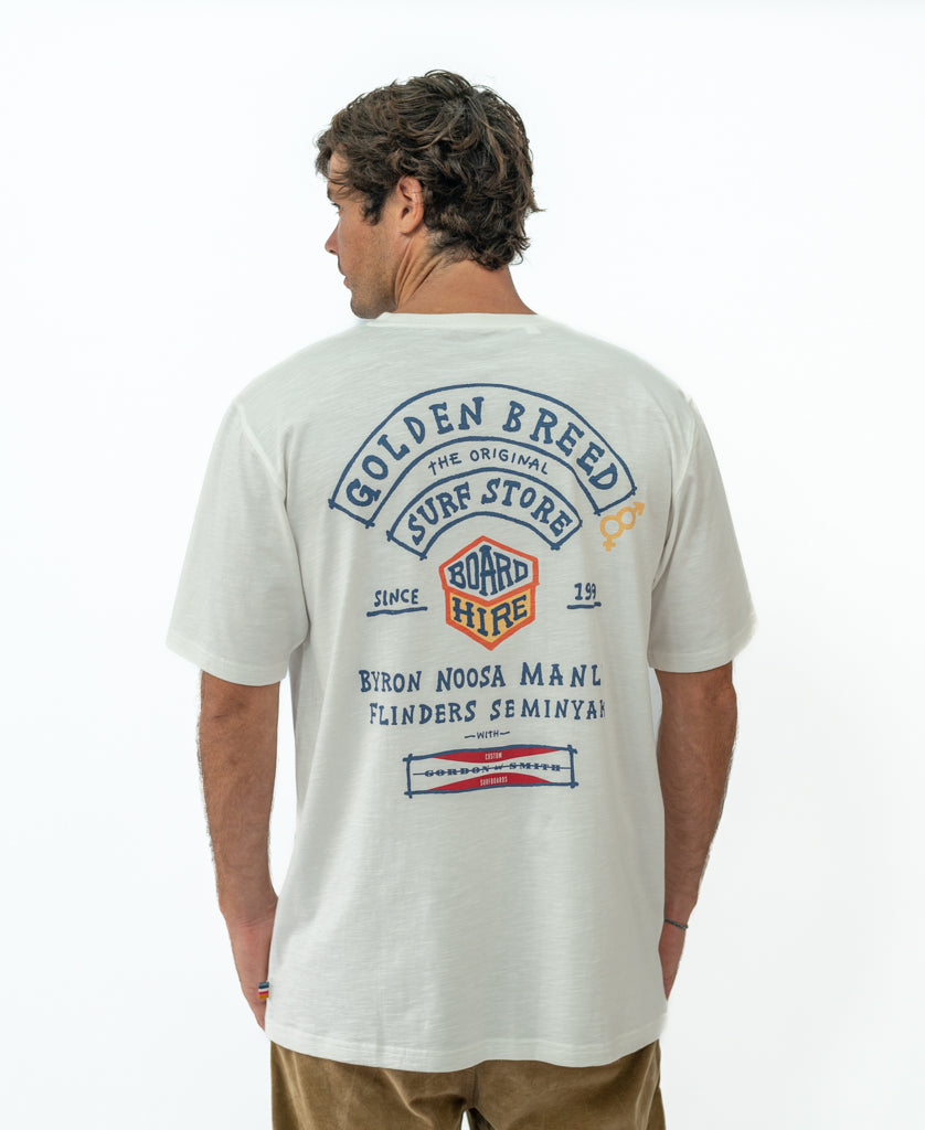 Golden Breed Herring Gen2 Tee | Off White - T-Shirts