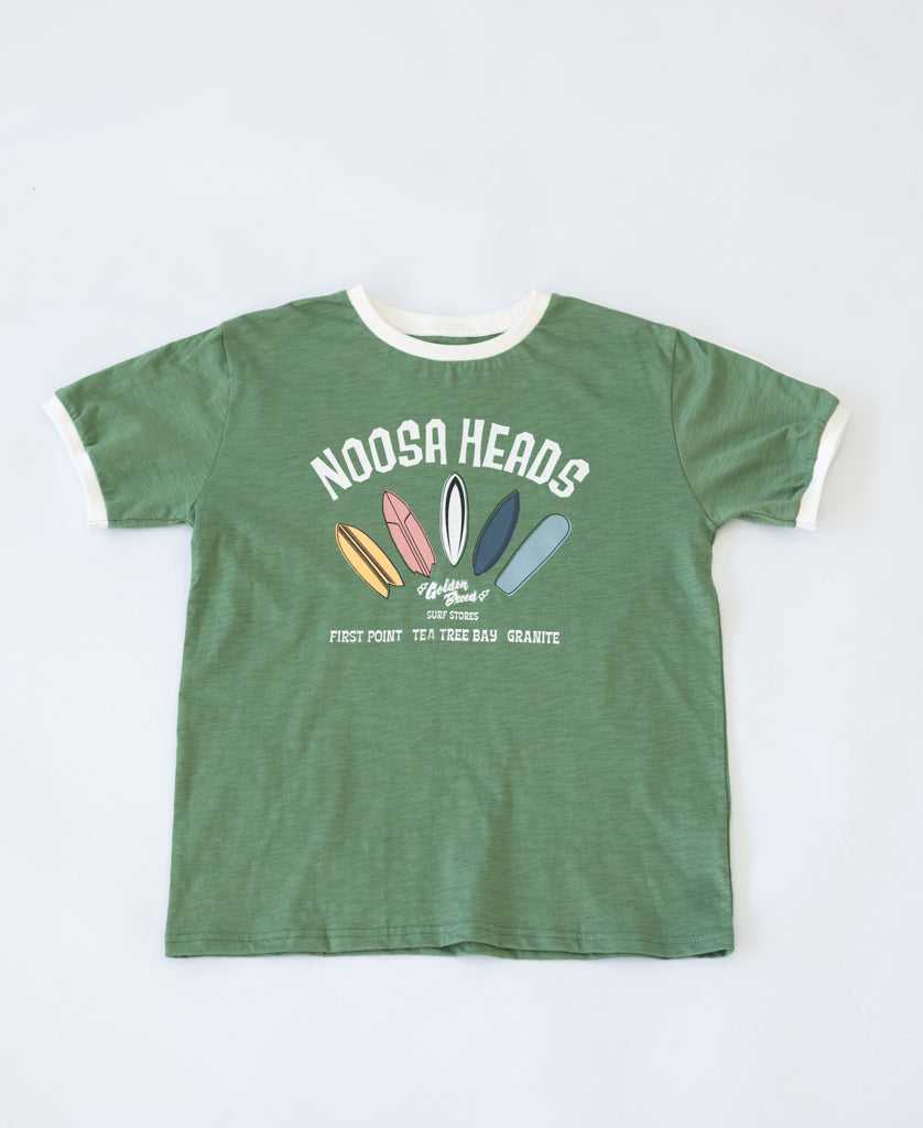 Golden Breed Noosa Smurf Kids Tee | Leaf Green - T-Shirts