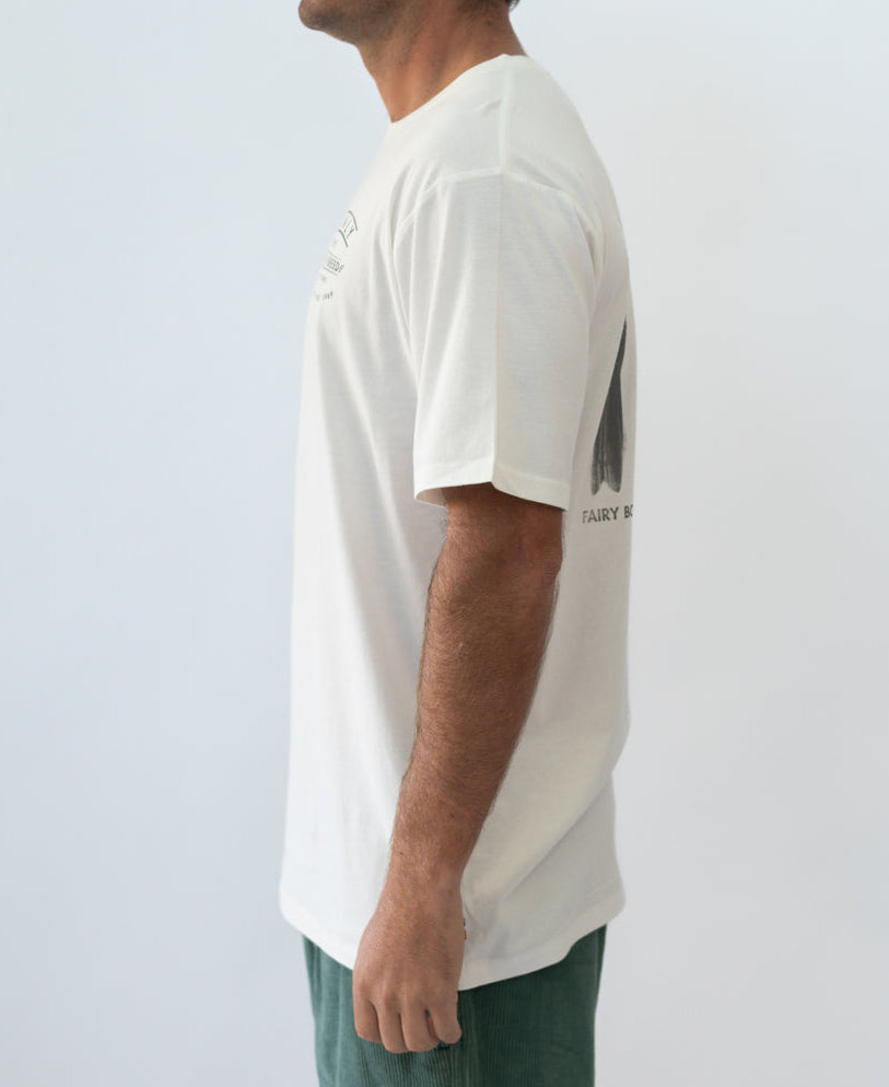 Golden Breed Manly Boards Tee | Off White - T-Shirts