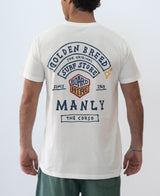 Golden Breed Manly Herring Tee | Off White - T-Shirts