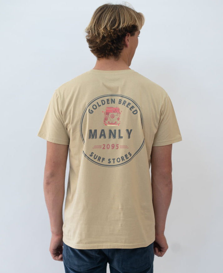 Golden Breed Manly Kombi Tee | Pebble - T-Shirts