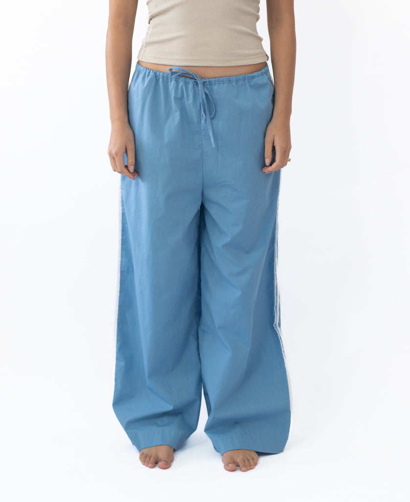 Golden Breed Nicki Pant | Surf Blue/White - Trousers