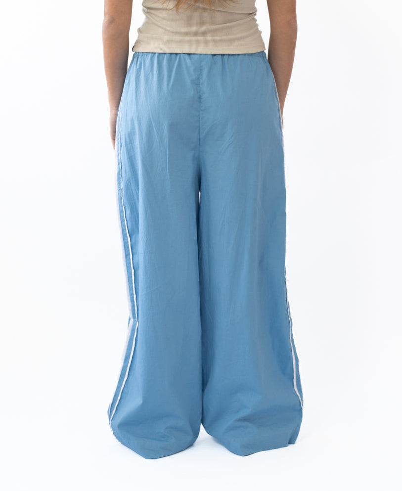 Golden Breed Nicki Pant | Surf Blue/White - Trousers