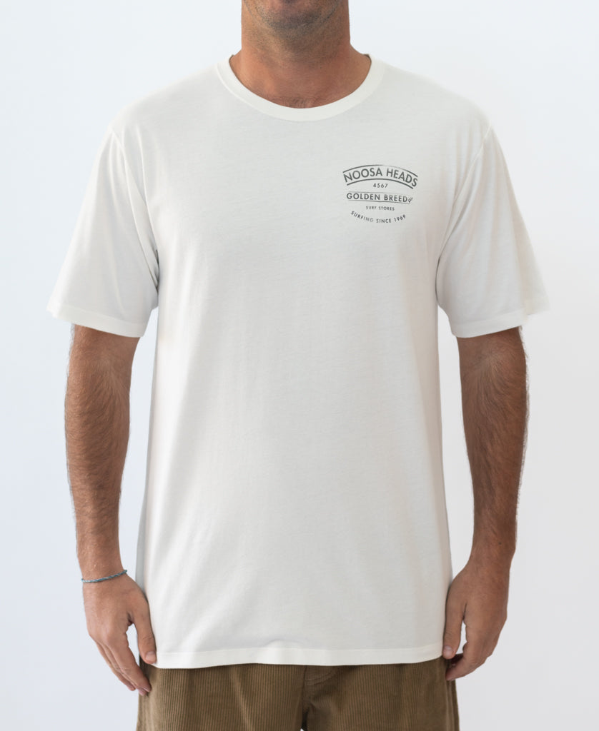 Golden Breed Noosa Boards Tee | Off White - T-Shirts