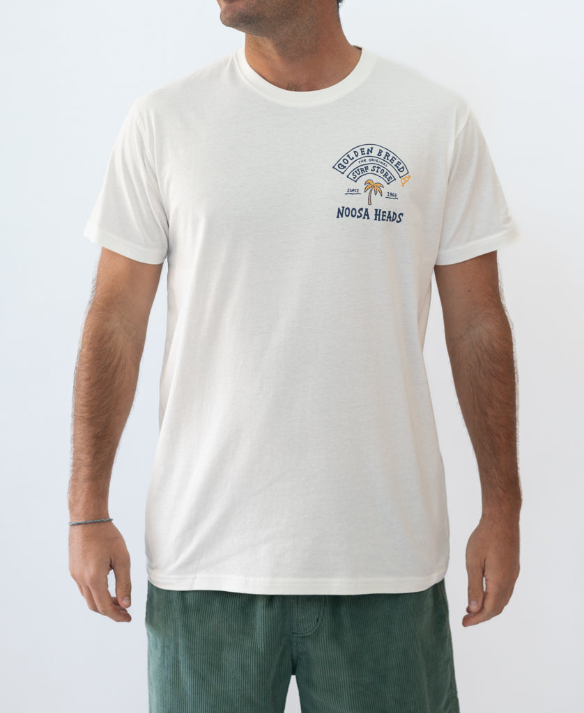 Golden Breed Noosa Herring Tee | Off White - T-Shirts
