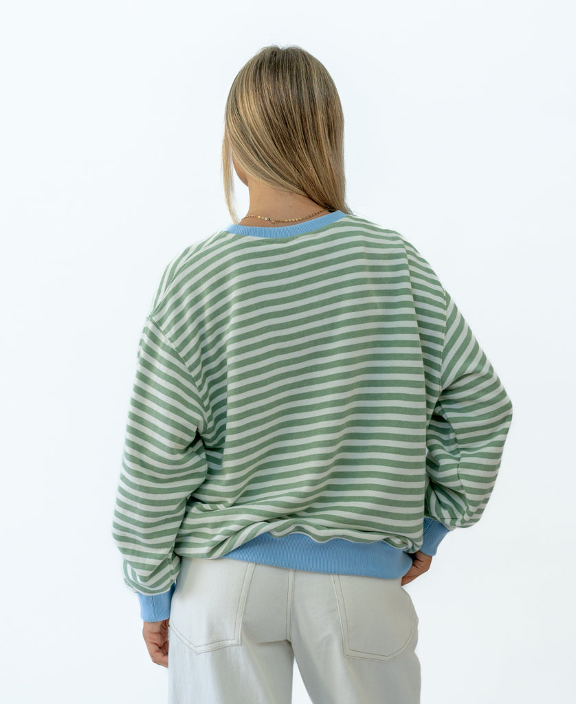 Golden Breed Ralph Stripe Ringer Crew - Sweatshirts