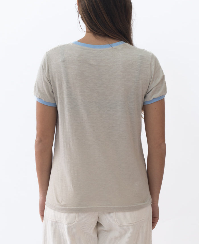 Golden Breed Stay Golden Ringer | Light Grey/Finch - T-Shirts