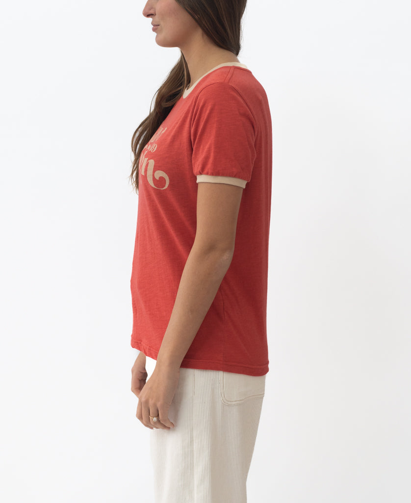 Golden Breed Stay Golden Ringer | Wash Red - T-Shirts