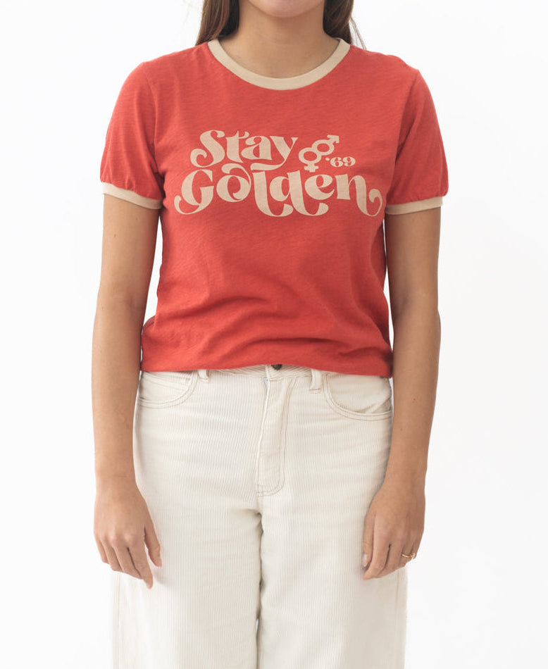 Golden Breed Stay Golden Ringer - T-Shirts