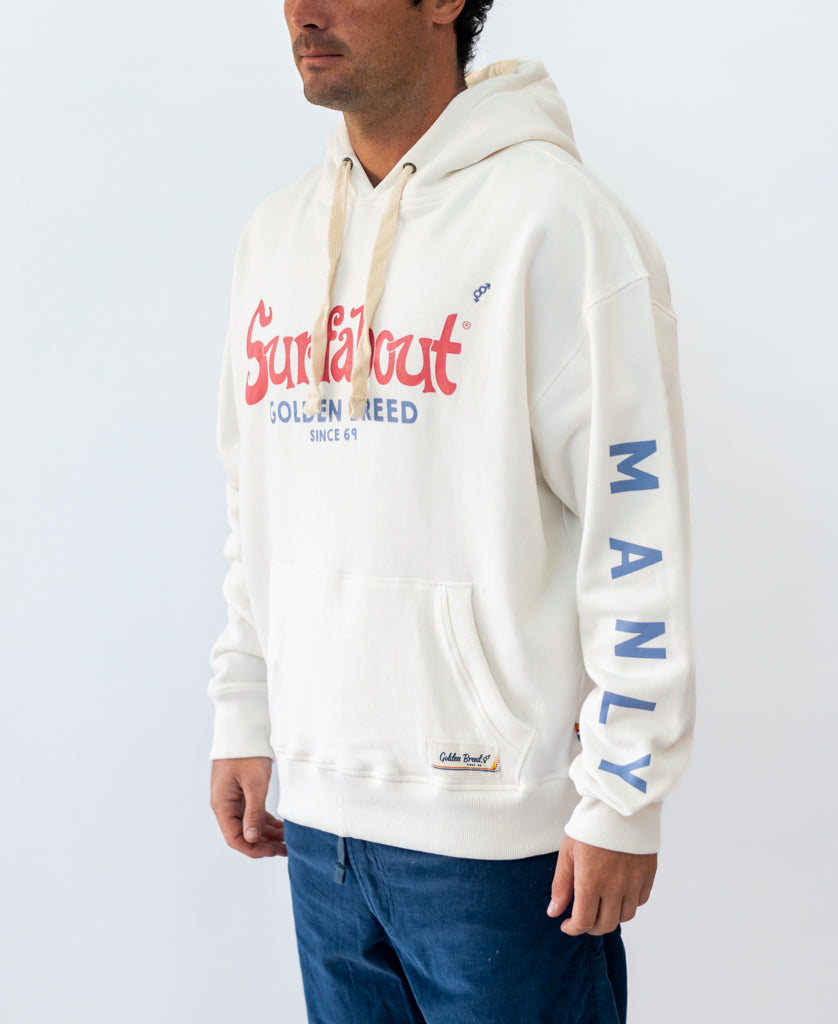 Golden Breed Manly Surfabout Hoodie | Off White - Hoodies