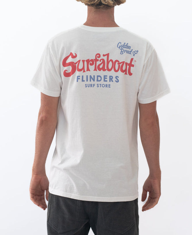 Golden Breed Flinders Surfabout Tee | Off White - T-Shirts