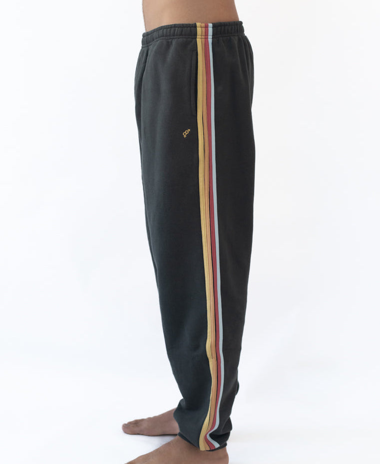 Golden Breed Trakkydaks | Wash Black - Track Pants