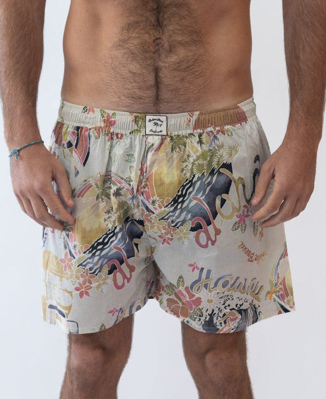 Golden Breed Tyson Boxer Short | Off White - Boxer Shorts