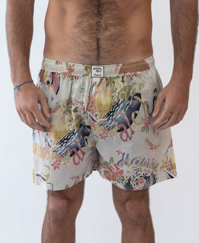 Golden Breed Tyson Boxer Short | Off White - Boxer Shorts