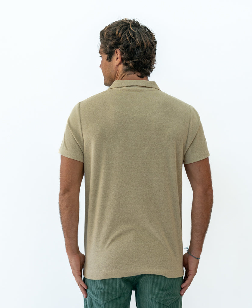 Golden Breed Vintage Polo | Mocha - Polos