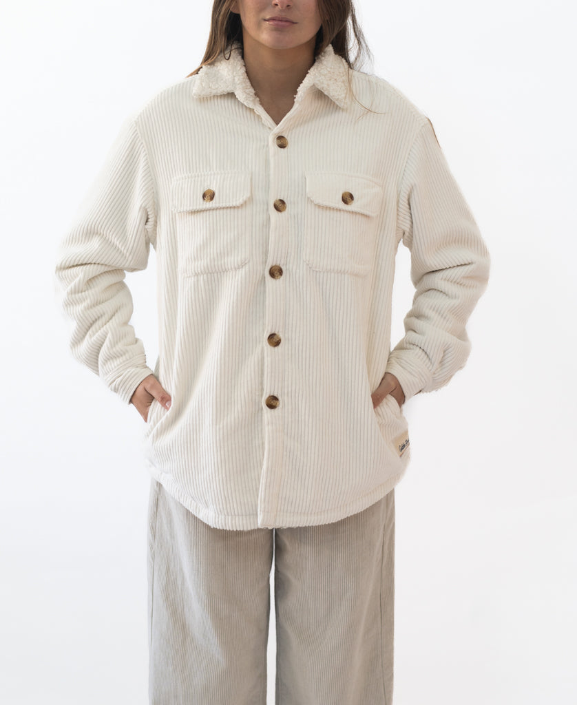 Golden Breed Willow Shacket | Off White - Coats & Jackets