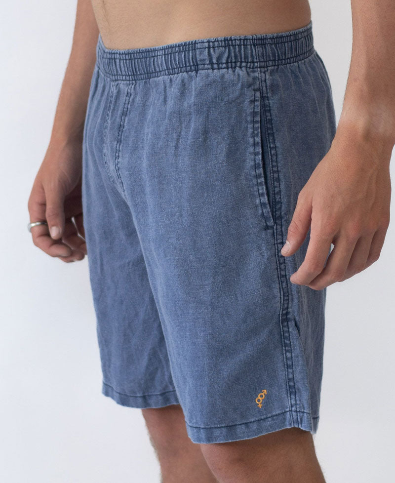 Golden Breed Henry Elastic Waist Short | Denim - Uncategorized