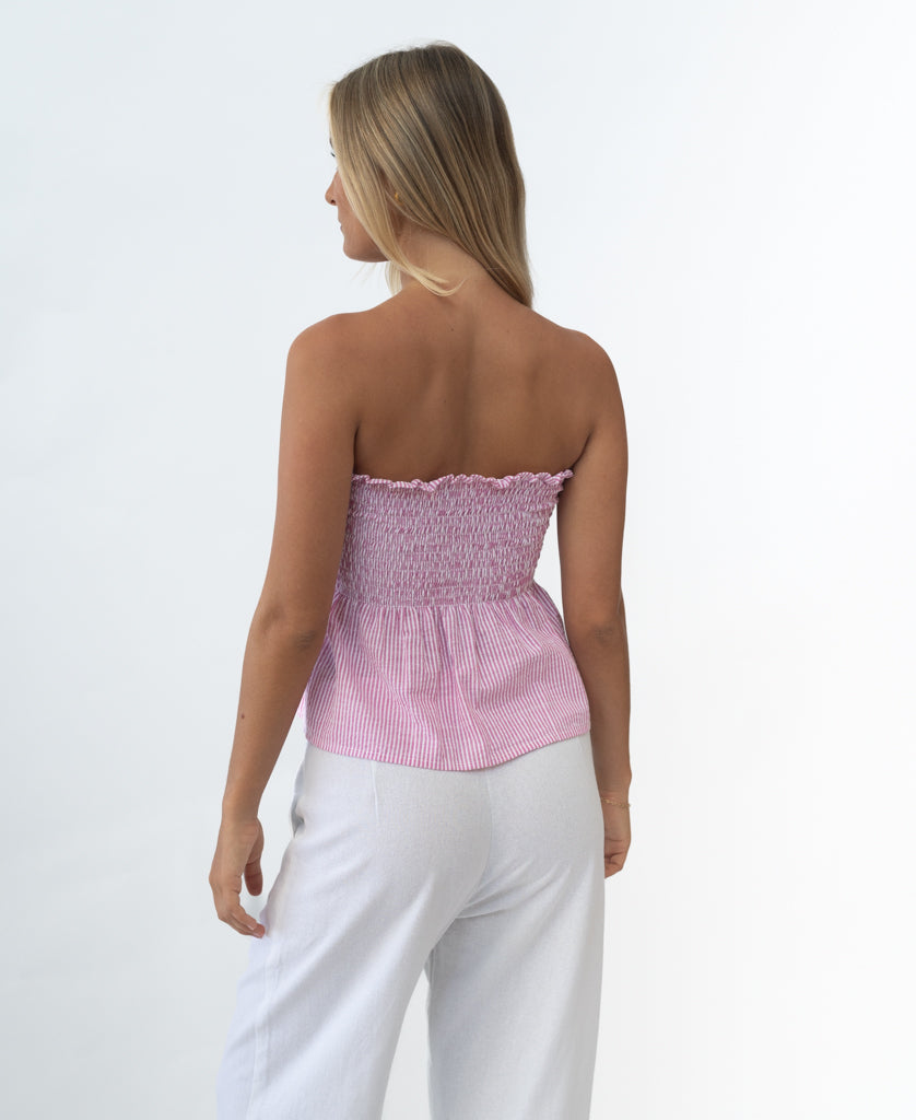 Lazy Beach Claire Pant | White - Trousers