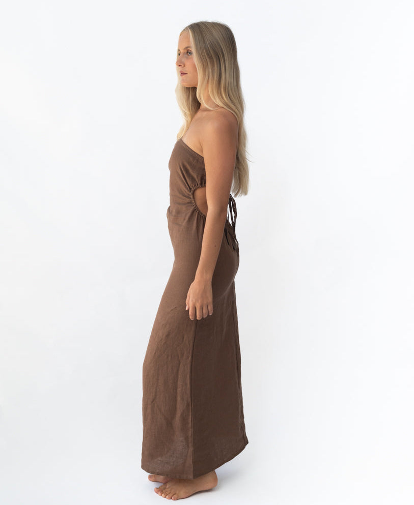 Avery Linen | Chocolate