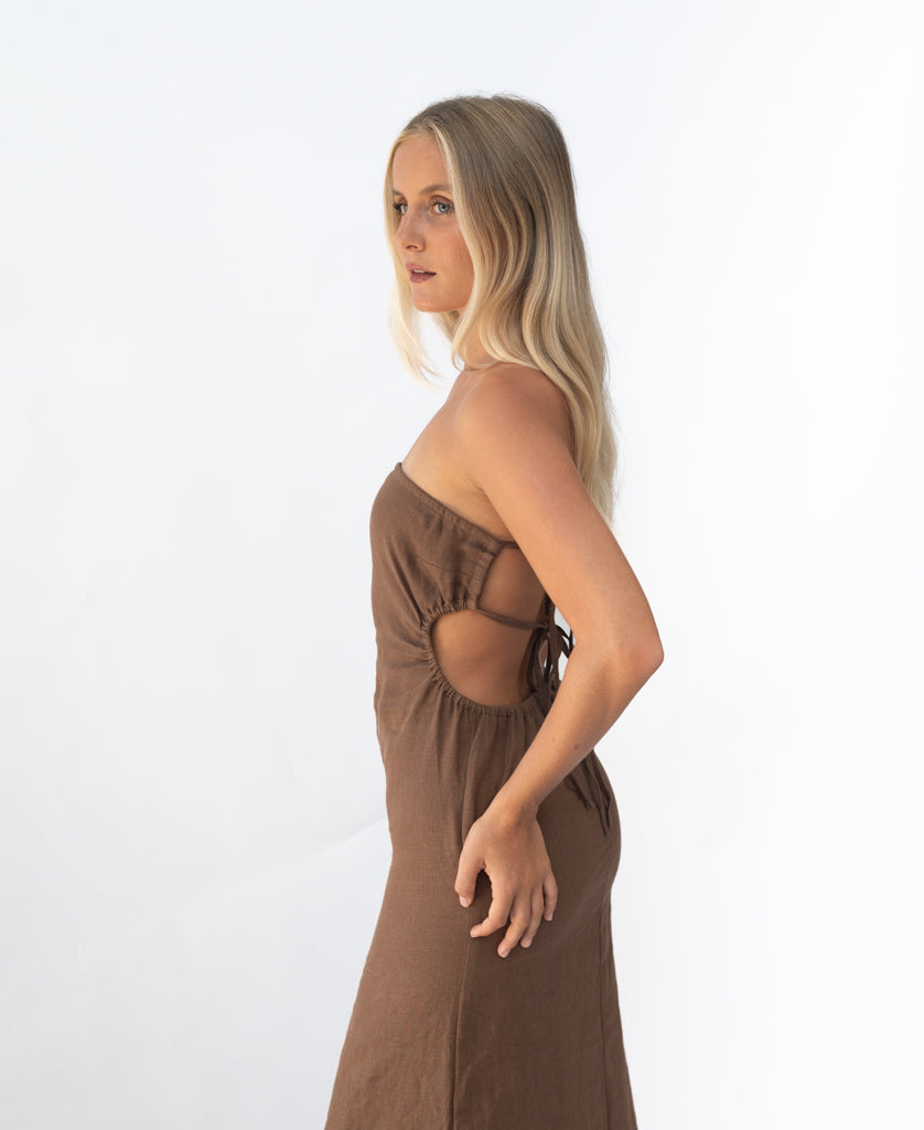 Avery Linen | Chocolate